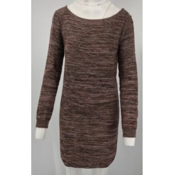 M by Missoni | Dresses | M Missoni Multicolor Long Sleeve Metallic Knit  Open Back Sweater Dress Sz 4 | Poshmark